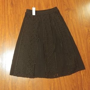 NWT Loft black skirt